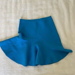 Ohne Titel Asymmetrical Blue Skirt